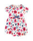 ფოტო #4 პროდუქტის Baby Girls Baby Organic Cotton Dress and Cardigan 2pc Set, Garden Floral