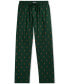 ფოტო #4 პროდუქტის Men's Flannel Pony-Print Pajama Pants