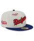 Фото #1 товара Men's White Los Angeles Dodgers Big League Chew Original 59FIFTY Fitted Hat