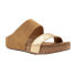 Фото #2 товара Volatile Campfire Slide Womens Brown, Gold Casual Sandals PV1003-227