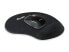 Фото #6 товара Equip Gel Mouse Pad - Black - Monochromatic - Fabric - Gel - Polyurethane - Wrist rest - Non-slip base