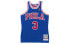 Фото #1 товара Баскетбольная жилетка Mitchell Ness NBA x CLOT AU 96-97 76 3 NNBJEY18117-P76ROYA96AIV
