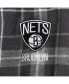 Пижама Concepts Sport Brooklyn Nets Plaid Flannel