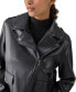 Фото #3 товара Women's Ryder Faux-Leather Moto Jacket