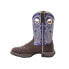 Фото #4 товара Durango Lady Rebel Embroidered Cowboy Square Toe Womens Purple Casual Boots RD3