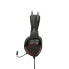 Фото #8 товара Игровые наушники с микрофоном KSIX Drakkar USB LED Чёрный Красный