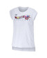 Women's White Montreal Canadiens Greetings From Muscle T-shirt
