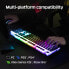 Фото #2 товара HP HyperX Alloy Origins Core - Mechanical Gaming Keyboard - HX Red (DE Layout) - Tenkeyless (80 - 87%) - USB - Mechanical - RGB LED - Black