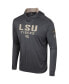 Men's Charcoal LSU Tigers OHT Military-Inspired Appreciation Long Sleeve Hoodie T-shirt