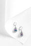 Elegant women´s Vivienne earrings made of Lampglas pearls with pure ESA22 silver