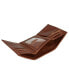 ფოტო #6 პროდუქტის Men's Plaid Embossed Leather Trifold Wallet