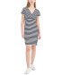 Фото #1 товара Women's Striped A-Line Dress