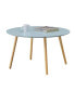 Фото #3 товара Oslo Round Coffee Table, Gray