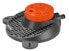 Фото #2 товара Насадка на шланг GARDENA Classic 6 Pattern Sprinkler Boogie - 100 m² - Черно-оранжевый