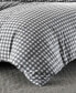 Фото #5 товара Preston Grey Cotton Flannel 3 Piece Duvet Cover Set, King