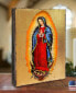 Icon Lady of Guadalupe Wall Art on Wood 16"