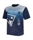 Фото #3 товара Men's Navy New England Patriots Big and Tall T-shirt