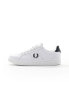 Фото #2 товара Fred Perry B6312 leather trainers in white