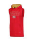 Фото #2 товара Men's Scarlet San Francisco 49ers Marathon Sleeveless Pullover Hoodie