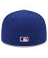 Фото #3 товара Men's Royal, White Los Angeles Dodgers On Deck 59FIFTY Fitted Hat