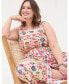 ფოტო #2 პროდუქტის Plus Size Carmen Trail Marks Maxi Dress