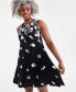 Фото #4 товара Women's Printed Sleeveless Flip-Flop Dress, Created for Macy's