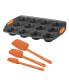 Фото #1 товара Yum-o! Bakeware Oven Lovin Nonstick 4-Pc. Muffin and Cupcake Making Set