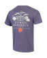 ფოტო #4 პროდუქტის Men's Purple Clemson Tigers Campus Local Comfort Colors T-shirt
