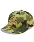 ფოტო #4 პროდუქტის Men's Camo Miami Marlins 2022 Armed Forces Day On-Field Low Profile 59Fifty Hat