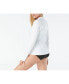 ფოტო #2 პროდუქტის Women's Missy Solids Long Sleeve Swim Shirt