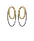 Фото #1 товара Серьги Vince Camuto Double Oval Hoop