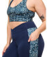 ფოტო #5 პროდუქტის Plus Size Lotus Lotus Leggings