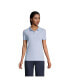 Фото #3 товара Women's School Uniform Short Sleeve Feminine Fit Mesh Polo Shirt