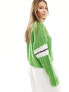 Фото #7 товара ASOS DESIGN knitted clean cable jumper in green