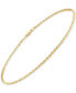 ფოტო #4 პროდუქტის Glitter Rope Link Ankle Bracelet in 10k Gold