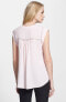 Фото #2 товара Топ безрукавка Rebecca Taylor 241110 Womens Sleeveless V-Neck Lila Crepe Blouse Blossom размер 10