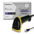 Фото #2 товара Сканер штрих-кода ручной Qoltec 50867 Laser 1D| 2D| USB| Черный
