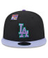 ფოტო #1 პროდუქტის Men's Black/Purple Los Angeles Dodgers Grape Big League Chew Flavor Pack 9FIFTY Snapback Hat