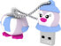 EMTEC Miss Penguin - 16 GB - USB Type-A - 2.0 - 18 MB/s - Cap - Blue,Purple,White