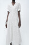 Фото #5 товара Платье с ажурной вышивкой — zw collection ZARA