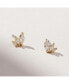 Фото #4 товара Gold Stud Earrings - Kennedy