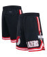 Фото #2 товара Men's Black Portland Trail Blazers Chenille Shorts