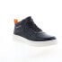 Фото #2 товара French Connection Chrisley FC7221H Mens Black Leather Lifestyle Sneakers Shoes