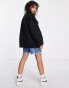 Фото #8 товара ASOS DESIGN Petite cotton pocket shacket in black