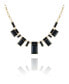 Фото #1 товара Women's Jet and Gold-Tone Statement Necklace