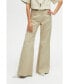 ფოტო #1 პროდუქტის Women's Wide Leg Jeans with Zipper Detail at Waist