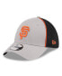 Фото #1 товара Men's Gray San Francisco Giants Pipe 39THIRTY Flex Hat