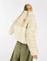 Фото #2 товара adidas Originals 'Neutral Court' teddy puffer jacket in off white