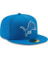 Men's Blue Detroit Lions Team Basic 59FIFTY Fitted Hat