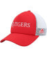 Фото #1 товара Men's Scarlet, White Rutgers Scarlet Knights Foam Trucker Snapback Hat
